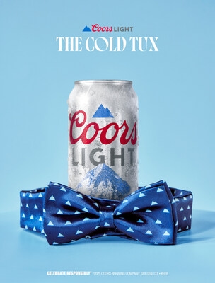 Choose Chill, Even When Saying "I Do": Coors Light Unveils the Cold Tux, the First-Ever Tuxedo with Built-In Cooling Technology