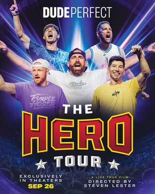 Dude Perfect Partners with Regal Cinemas To Launch "Dude Perfect: The Hero Tour" Movie In Hundreds of Theaters Worldwide