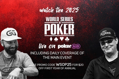 PokerGO® Announces 2025 WSOP® Livestreaming Plans Featuring Daily Coverage of the Main Event and More