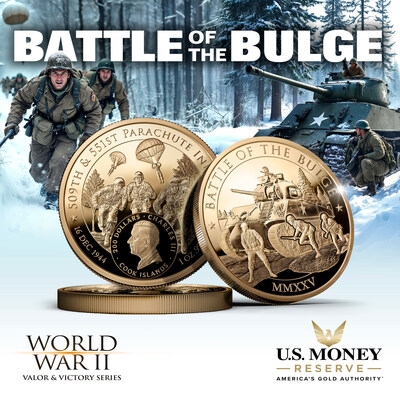 U.S. Money Reserve Unveils Battle of the Bulge Gold 3-Coin Set: Fifth Release in WWII: Valor & Victory Series
