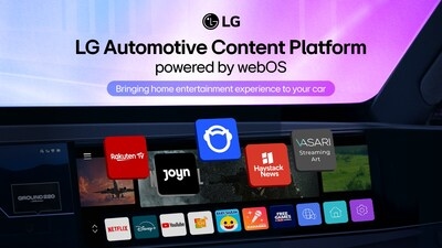 LG BRINGS PREMIUM STREAMING TO NEW KIA MODELS IN EUROPE WITH WEBOS AUTOMOTIVE CONTENT PLATFORM