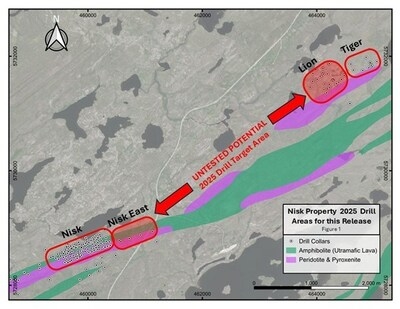 Power Metallic intercepts 12.54 meters of 10.99% CuEq at the Lion Zone and 11.25m of 1.22% CuEq at Nisk East - First Lion Like Mineralization Intercepted near the Nisk Zone