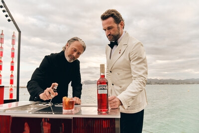 CAMPARI'S STAR-STUDDED EVENT AT CANNES FILM FESTIVAL DEBUTS MADS MIKKELSEN'S SIGNATURE TWIST ON THE NEGRONI