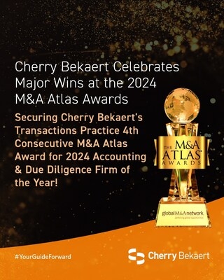 Global M&A Network Praises Cherry Bekaert's Transactions Practice and "Rising Star" Director