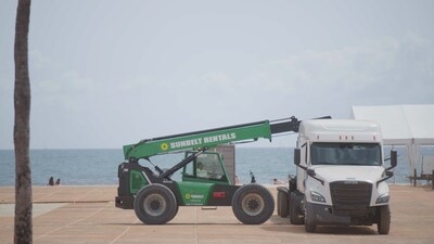 Sunbelt Rentals Powers Sustainability at Tortuga Music Festival with Expanded Onsite Innovations