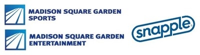 SNAPPLE® NAMED OFFICIAL TEA PARTNER OF THE NEW YORK KNICKS, NEW YORK RANGERS AND MADISON SQUARE GARDEN