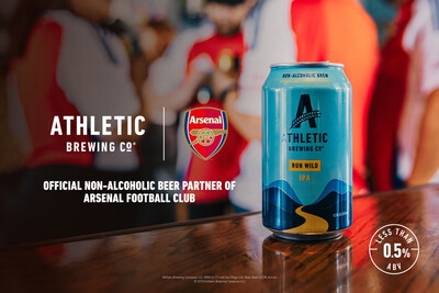 Athletic Brewing Company and Arsenal Announce Multi-Year Partnership Extension