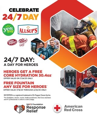 "We See You. We Thank You." Convenience Stores Nationwide Honor First Responders During Annual 24/7 Day