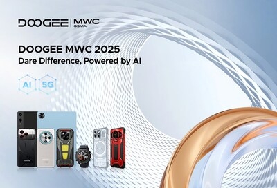 DOOGEE at MWC 2025: Dare Different, Powered by AI