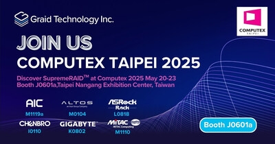 Graid Technology to Showcase Next-Generation Data Protection Solutions at COMPUTEX 2025