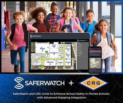 SaferWatch and CRG Unite to Enhance School Safety in Florida Schools with Advanced Mapping Integration