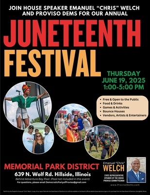 House Speaker Emanuel "Chris" Welch Brings Back Annual Juneteenth Celebration