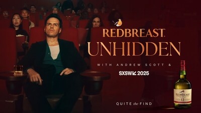 REDBREAST IRISH WHISKEY TEAMS UP WITH ACTOR ANDREW SCOTT & SXSW FILM & TV FESTIVAL TO SHINE A LIGHT ON HIDDEN GEMS IN FILM