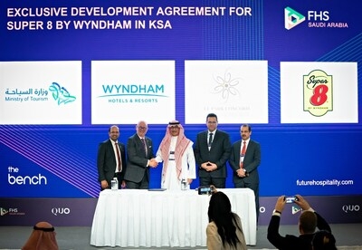 Wyndham and Le Park Concord to Launch 100 Super 8® Hotels Across Saudi Arabia in Landmark 10-Year Deal