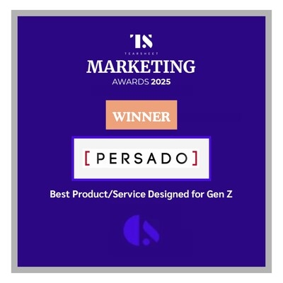 Persado Wins Tearsheet 2025 Marketing Award for Best Product/Service Designed for Gen Z