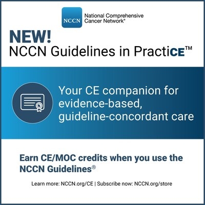 New Continuing Education Tool from NCCN Enables Care Providers to Earn Credits While Supporting Cancer Patients