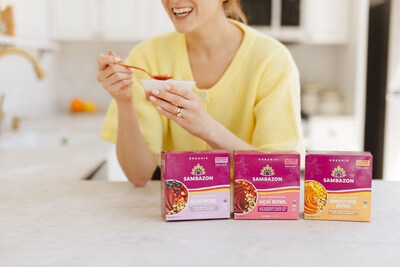 SAMBAZON® Launches New Pre-Topped, No-Sugar-Added Açaí & Smoothie Bowls for Ultimate Convenience