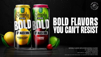 IT'S GETTING BOLD: SIMPLY SPIKED ANNOUNCES FIRST-EVER 8% ABV INNOVATION WITH UNAPOLOGETICALLY BOLD ATTITUDE
