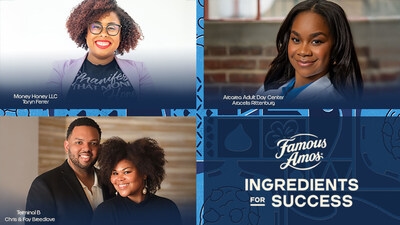 Famous Amos Recognizes Three Emerging Black-Owned Enterprises with $50,000 Business Awards