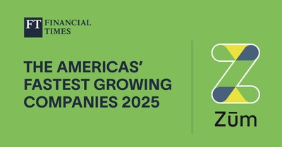 Financial Times Names Zum to Its 2025 List of The Americas' Fastest Growing Companies
