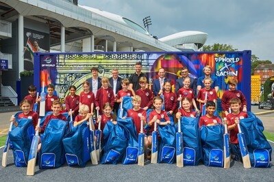 SIR JIMMY ANDERSON UNVEILS DP WORLD'S SUPPORT FOR GRASSROOTS AT HOME OF CRICKET