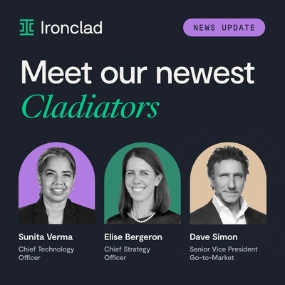 Ironclad Taps Former Google, Snowflake, Docusign, Skadden Executives for Key Leadership Roles