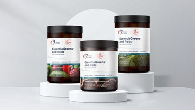 Designs for Health Launches EssentiaGreens™ and Reds--One Scoop, Two Superfood Spectrums