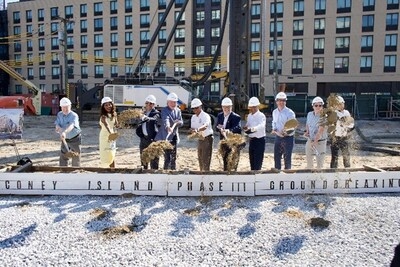 BFC PARTNERS BREAK GROUND AT 1709 SURF AVENUE, CAPPING OFF TRANSFORMATION OF HISTORIC CONEY ISLAND