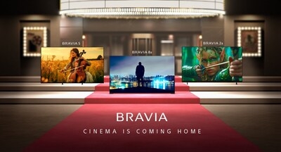 Cinema is Coming Home: Sony Electronics Expands its BRAVIA® TV Line-Up for the Most Authentic Cinematic Home Experience