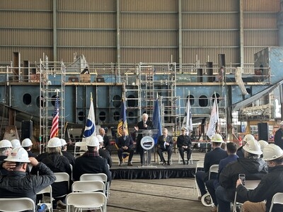 Keel Laying Held for NSMV V, The Fifth and Final National Security Multi-Mission Vessel in the Fleet