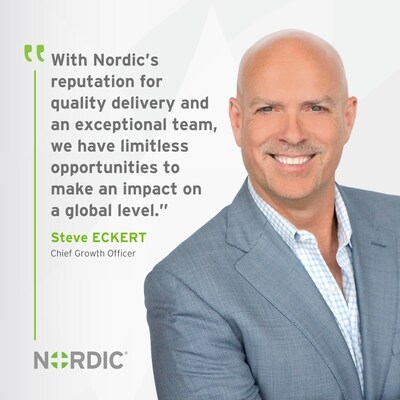 Experienced healthcare IT and consulting executive Steve Eckert joins Nordic as chief growth officer