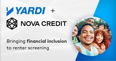 Yardi and Nova Credit Bring Financial Inclusion to Resident Screening with Cash Atlas Integration
