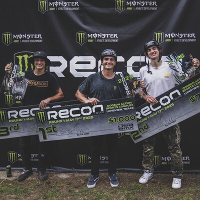 Monster Energy's Bryce Tryon Takes First Place In the Pro Men's BMX Contest at Monster Army Recon Tour in Texas