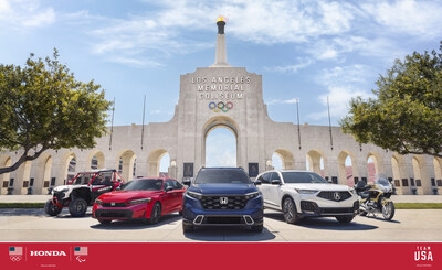 HONDA SUPPORTING THE HOME TEAM AS FOUNDING PARTNER OF LA28 OLYMPIC AND PARALYMPIC GAMES AND OFFICIAL AUTOMOTIVE PARTNER OF TEAM USA