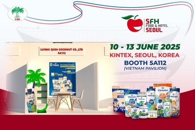Organic Coconut Products from Vietnam Make Waves in Seoul Food 2025