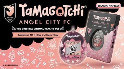 TAMAGOTCHI® CREATOR BANDAI NAMCO TOYS AND COLLECTIBLES AMERICA ESTABLISHES LANDMARK PARTNERSHIP WITH LOS ANGELES' ANGEL CITY FOOTBALL CLUB