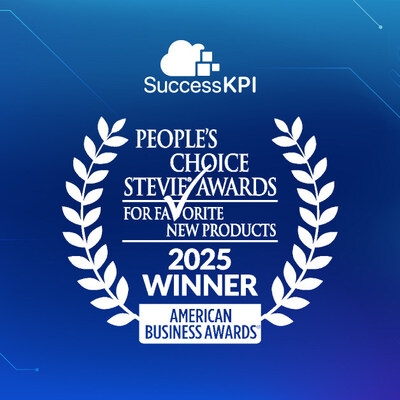 SUCCESSKPI WINS PEOPLE'S CHOICE STEVIE® AWARD FOR "INVISIBLE AI" IN 2025 AMERICAN BUSINESS AWARDS®