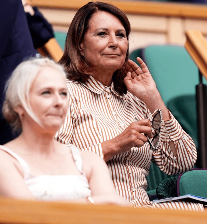 Cameras Catch Kate Middleton's Mom Carole Sharing a Warm Welcome with a Surprise Royal at Wimbledon