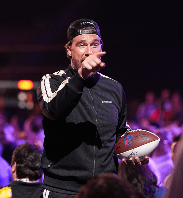 Camera Captures Striking and Candid Travis Kelce Photo—and His Wacky Side Is on Full Display