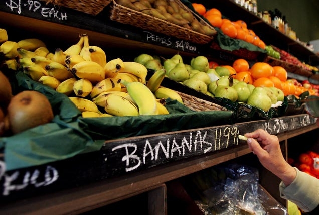 Move over, eggs – bananas are the next victim