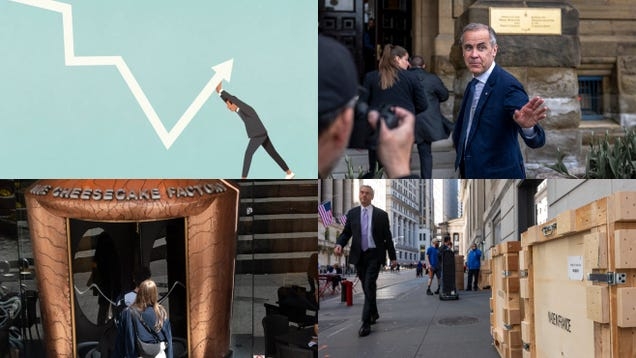Recession watch, tariff prices, and stocks in Trump's first 100 days: Markets news roundup