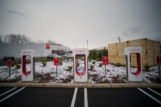 Tesla chargers booted off the New Jersey Turnpike — and Musk cries 'corruption'