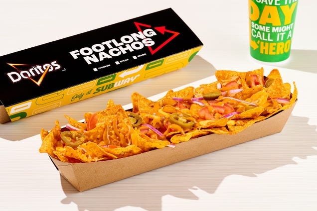 Subway's new footlong for the inflation era is mostly just Doritos