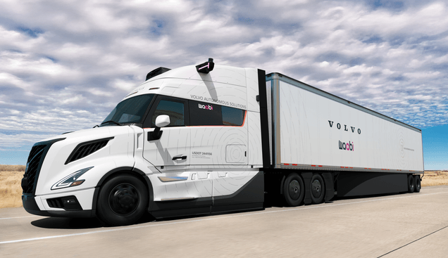 Volvo is teaming up with a Nvidia-backed firm to deploy more self-driving trucks