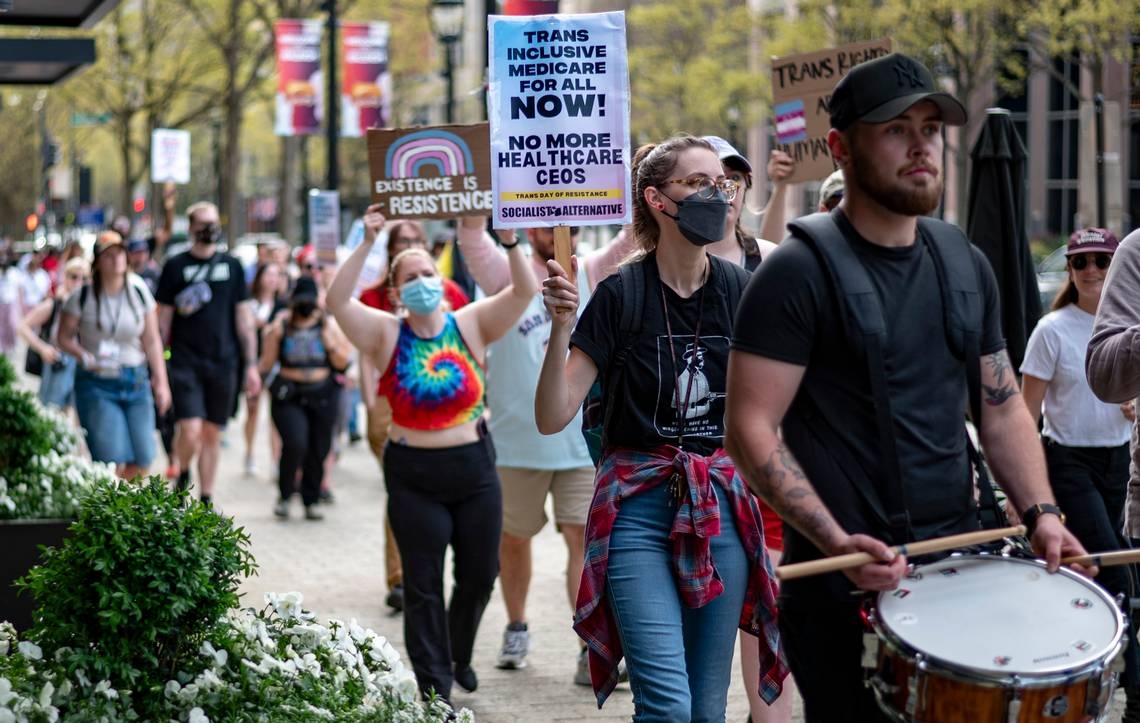 LGBTQ+ advocates rally for trans visibility, slam latest NC bill targeting their rights