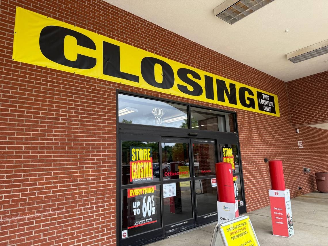 A popular office supplies store in the Triangle is closing. Here's its last day