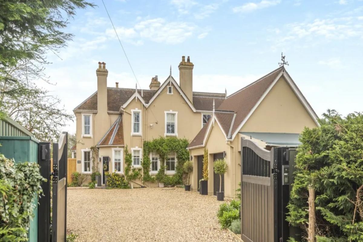 Period home with five bedrooms and four reception rooms on the market