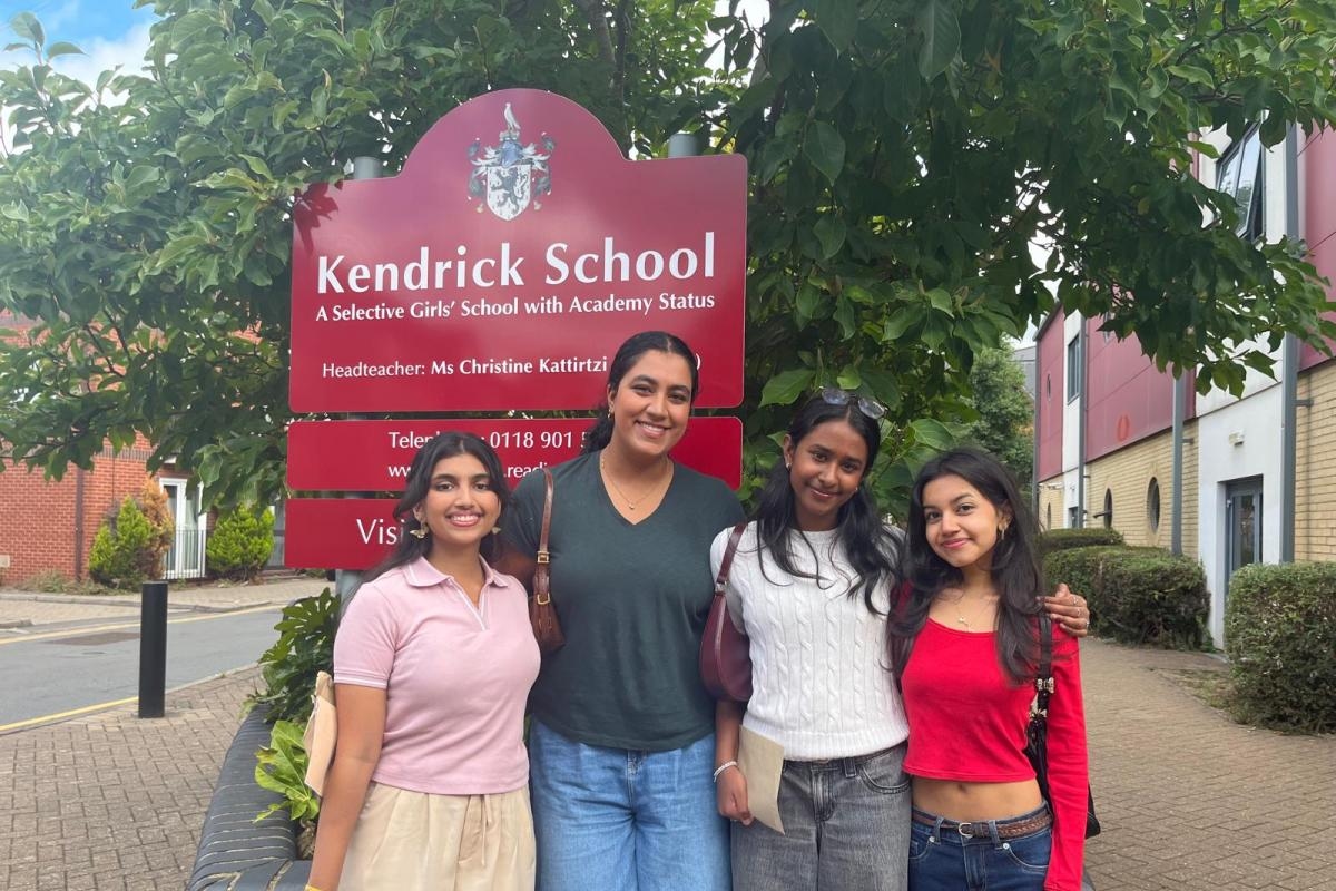 Watch the moment Reading schoolgirl opens amazing A-level results