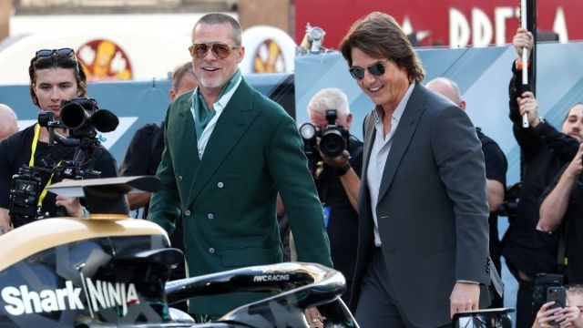 Tom Cruise & Brad Pitt's Reunion at ‘F1' Premiere Was ‘Choreographed,' Says ‘Source'