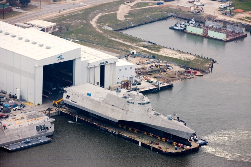 Shipbuilder Austal rides military spending wave, shares defy market slump